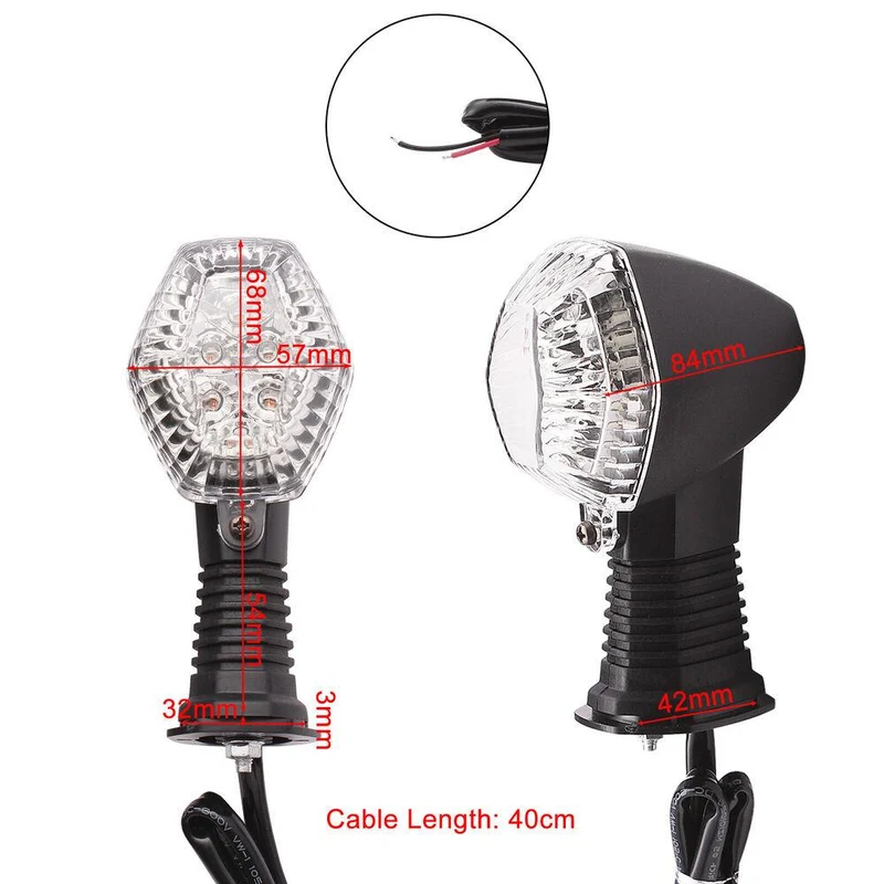 LED Turn Signals For Suzuki V-STROM DL650 SV650 SV1000 DRZ-400 GSX650F GSX1250FA
