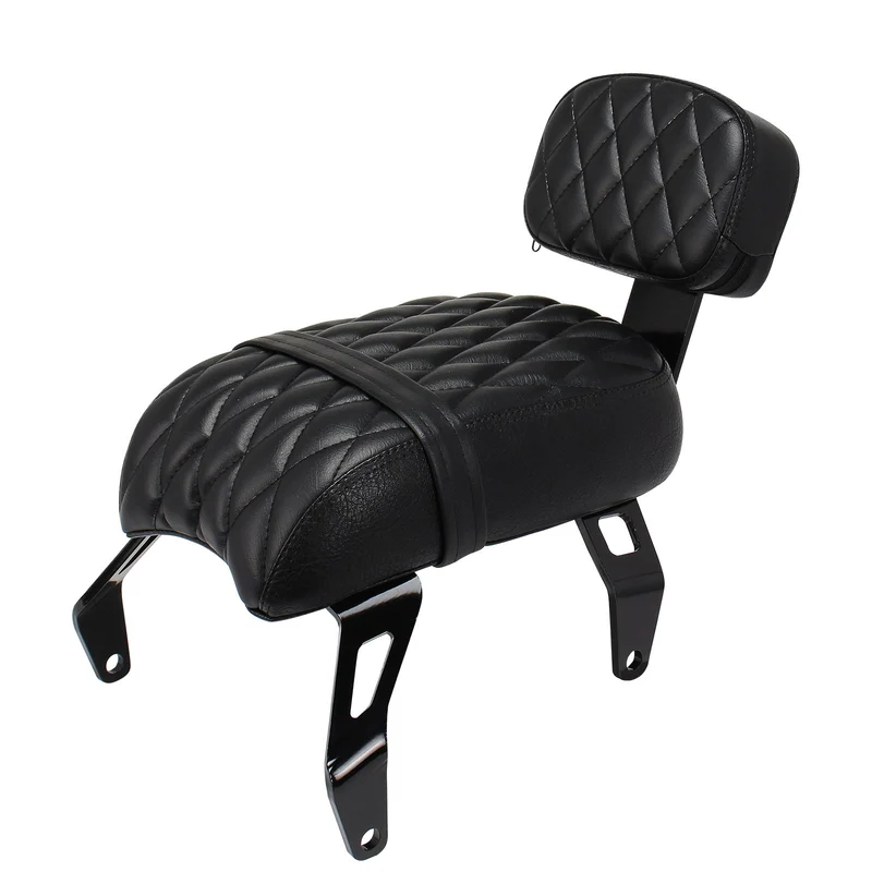 Solo Seat Driver Passenger w/Backrest For Indian Scout Bobber Twenty Sixty Rogue
