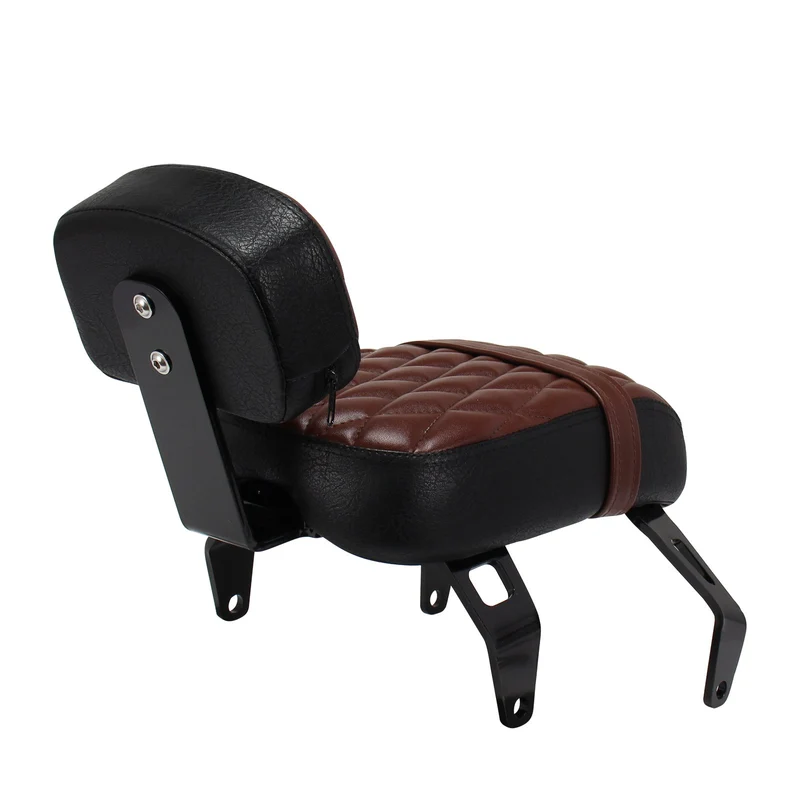 Solo Seat Driver Passenger w/Backrest For Indian Scout Bobber Twenty Sixty Rogue