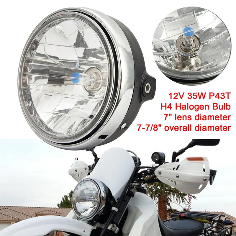 7" Headlight For Honda GL1100 Goldwing CB1300 CB1000 HORNET 250