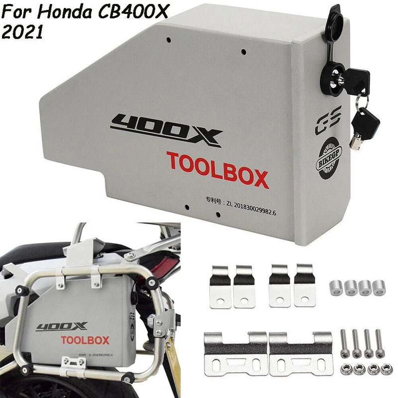 Aluminum Box Toolbox For Honda CB400X 2021 2020 5 Liters Tool Box