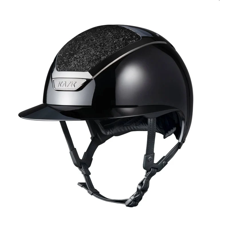 Riding Helmet Star Lady Pure Shine Midnight Black