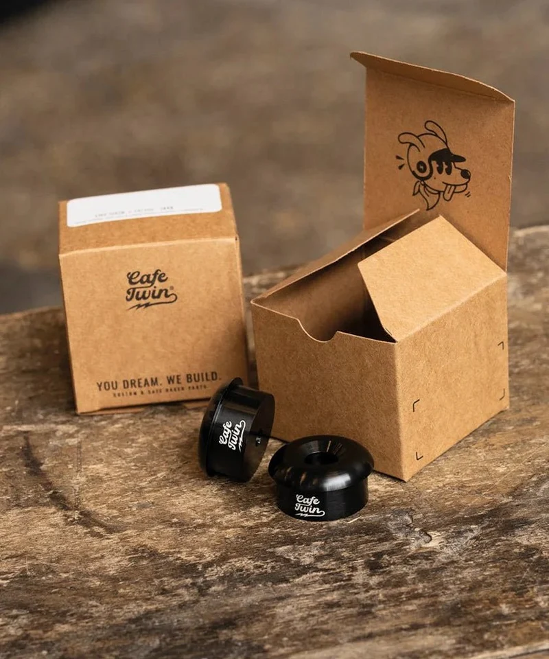 Kit Specchietti Bar End "Rocker" con Adattatori per Interceptor 650 dal 2018 al 2022