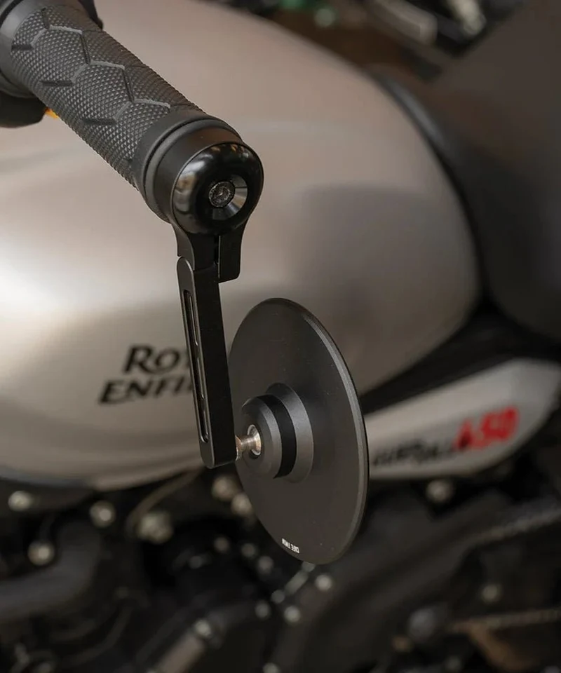 Kit Specchietti Bar End Slim con Adattatori per Interceptor 650 dal 2018 al 2022