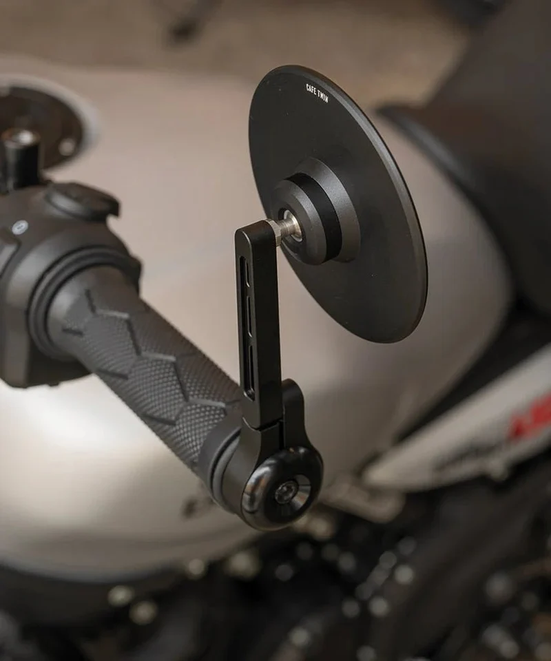 Kit Specchietti Bar End Slim con Adattatori per Interceptor 650 dal 2018 al 2022