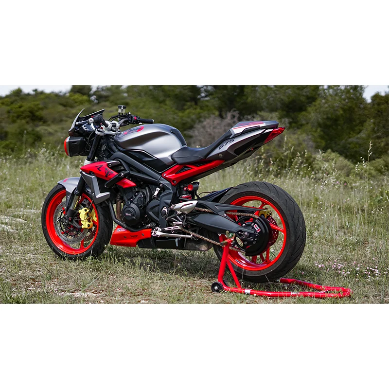Triumph Street Triple 675 und 675 R bis 2013 – Kettenschutz in Satin Black