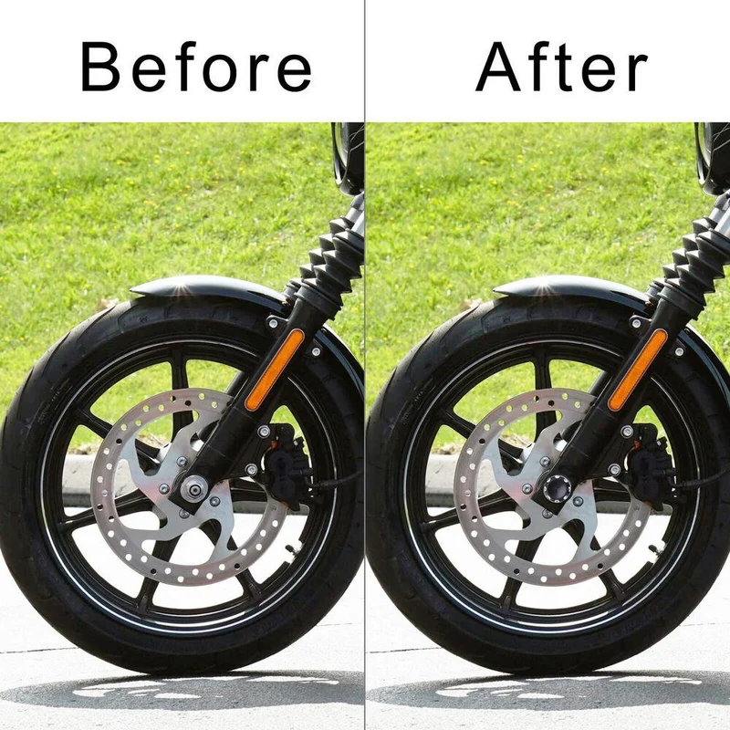 Front Axle Nut Covers For Harley Dyna Touring Trike VRSC XL XG Softail
