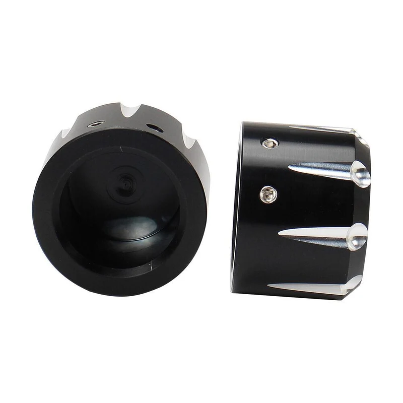Front Axle Nut Covers For Harley Dyna Touring Trike VRSC XL XG Softail