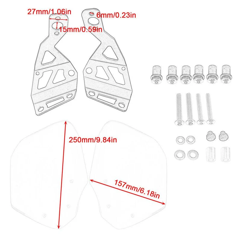 Handguards For BMW K1600GT/GTL 2012-2016 Hand Guards Wind Deflectors