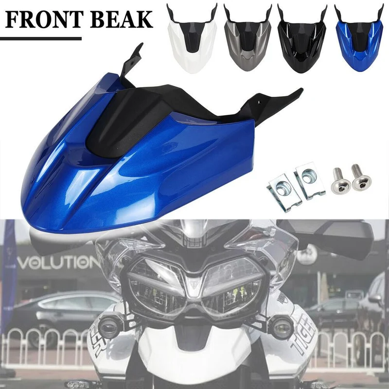 Front Beak Extension For Tiger 800 XRT XRX XC Wheel Fender Nose