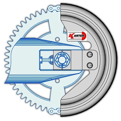 DUCATI MULTISTRADA 1200 ENDURO – Satin SCHWARZer Kettenschutz
