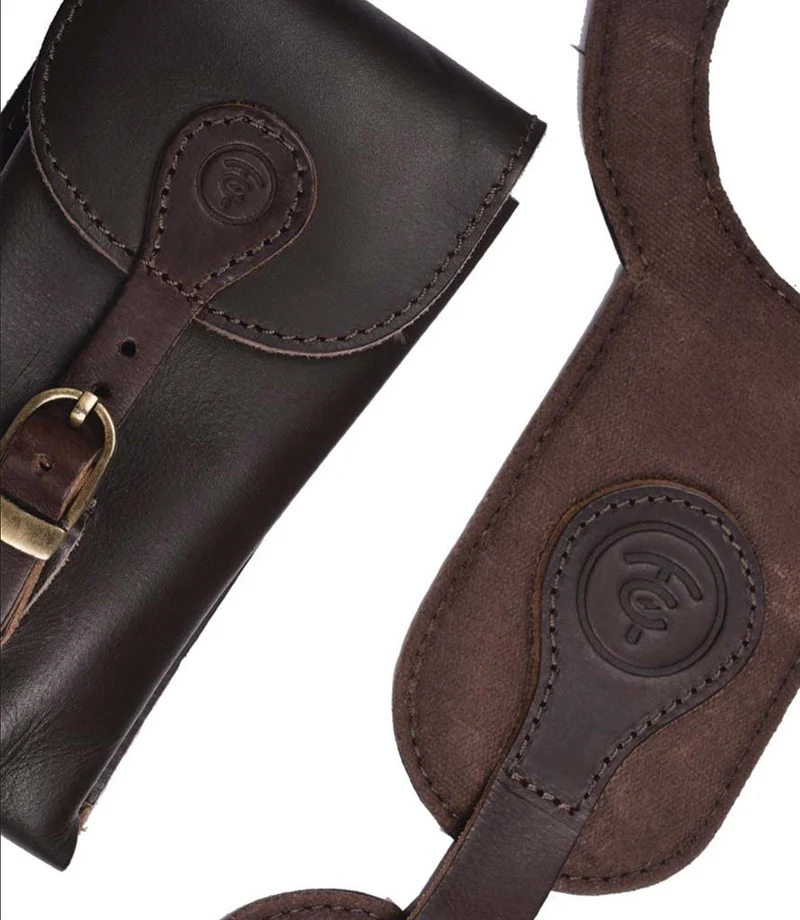 Paraserbatoio con Borsa per Meteor 350 - Cafe Twin x Trip Machine Marrone