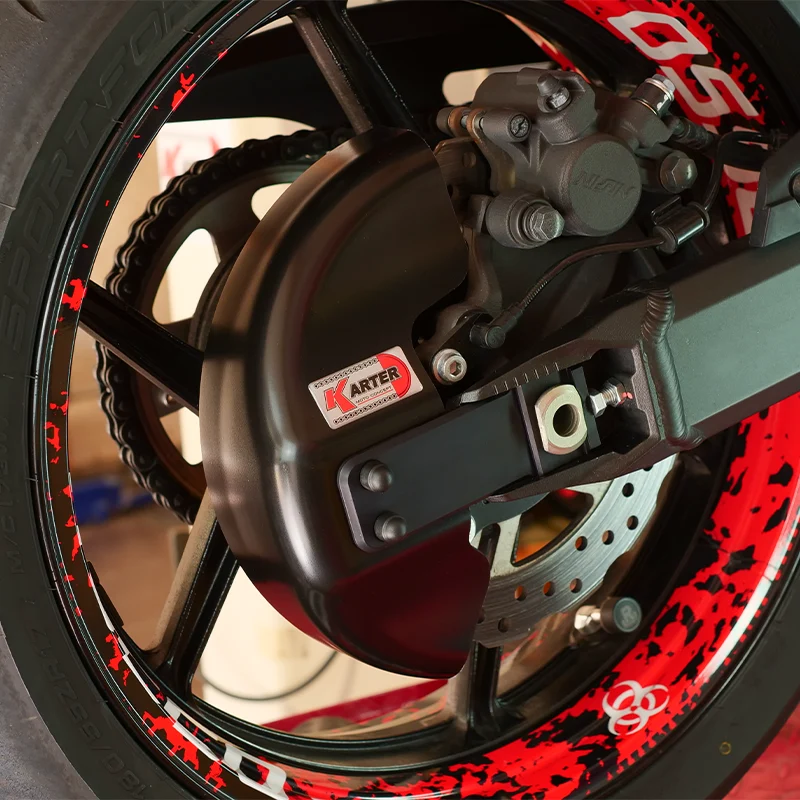 KAWASAKI VERSYS 1000 - Bremsscheibenabdeckung - Satin SCHWARZ