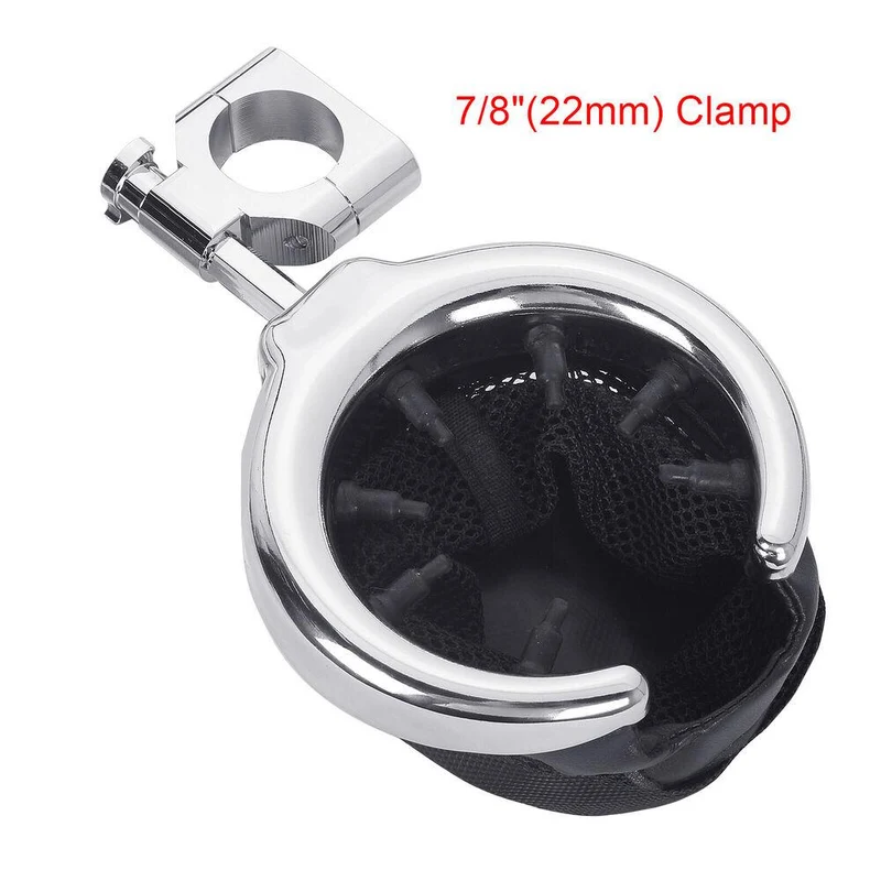 Motorcycle Cup Holder Handlebar Drink Bracket For 22mm 25mm 32mm