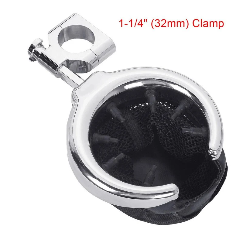 Motorcycle Cup Holder Handlebar Drink Bracket For 22mm 25mm 32mm