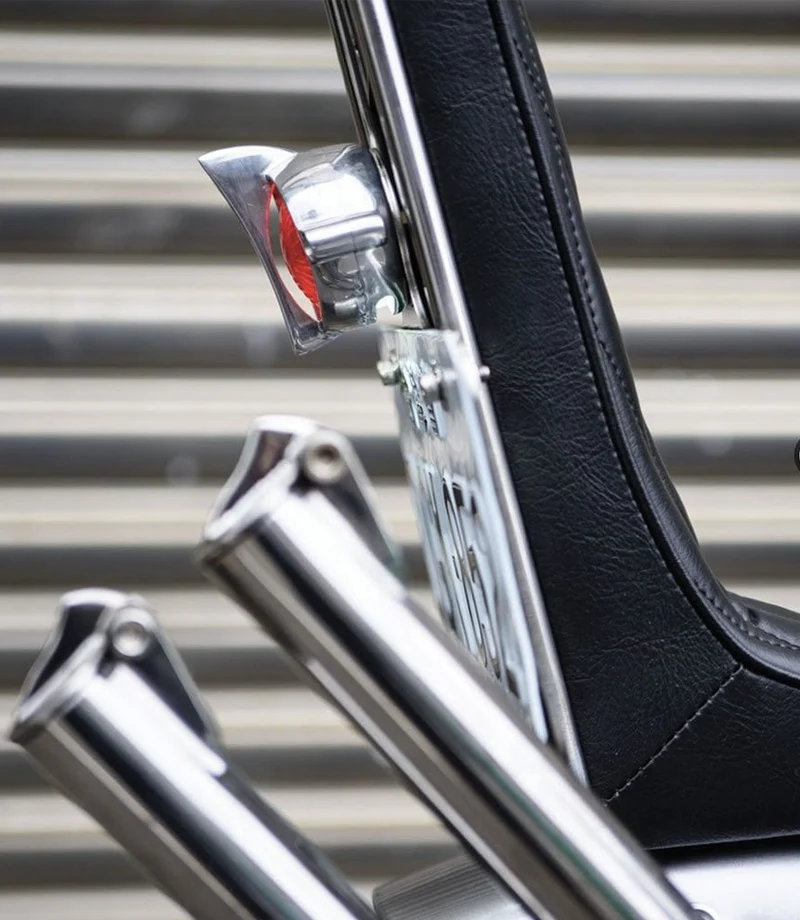 Fanale Posteriore Motone Cuda LED – Silver - Omologato