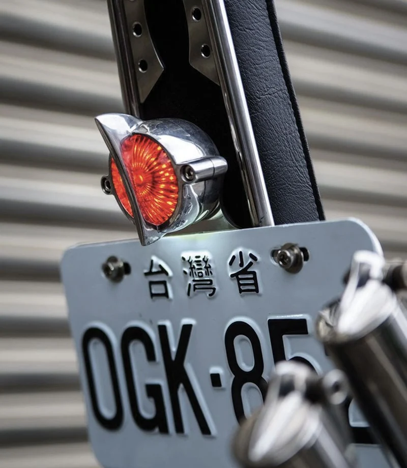 Fanale Posteriore Motone Cuda LED – Silver - Omologato