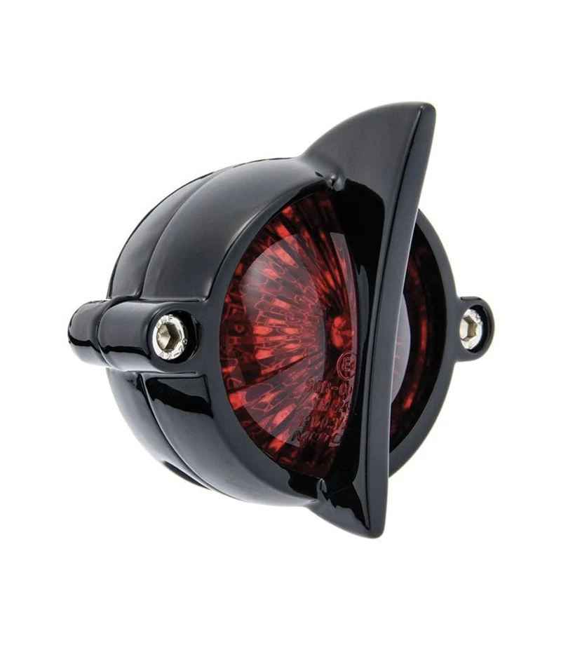 Fanale Posteriore Motone Cuda LED – Nero - Omologato