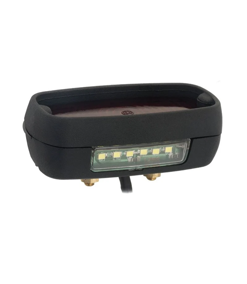 Fanale Posteriore LED Motone GORT - Nero Opaco