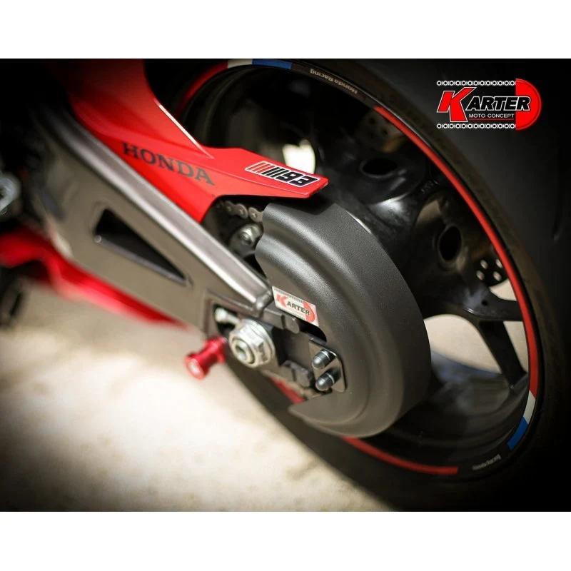 HONDA CBR 1000 RR-R von 2017 bis 2023 – Satin SCHWARZer Kettenschutz