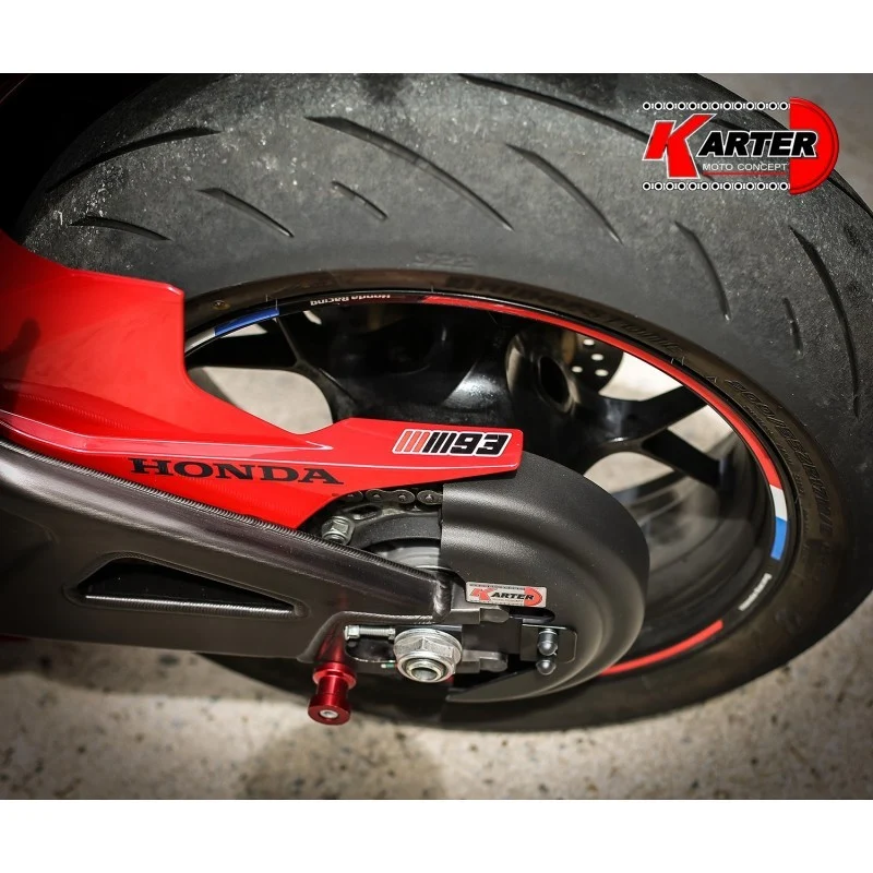 HONDA CBR 1000 RR-R von 2017 bis 2023 – Satin SCHWARZer Kettenschutz