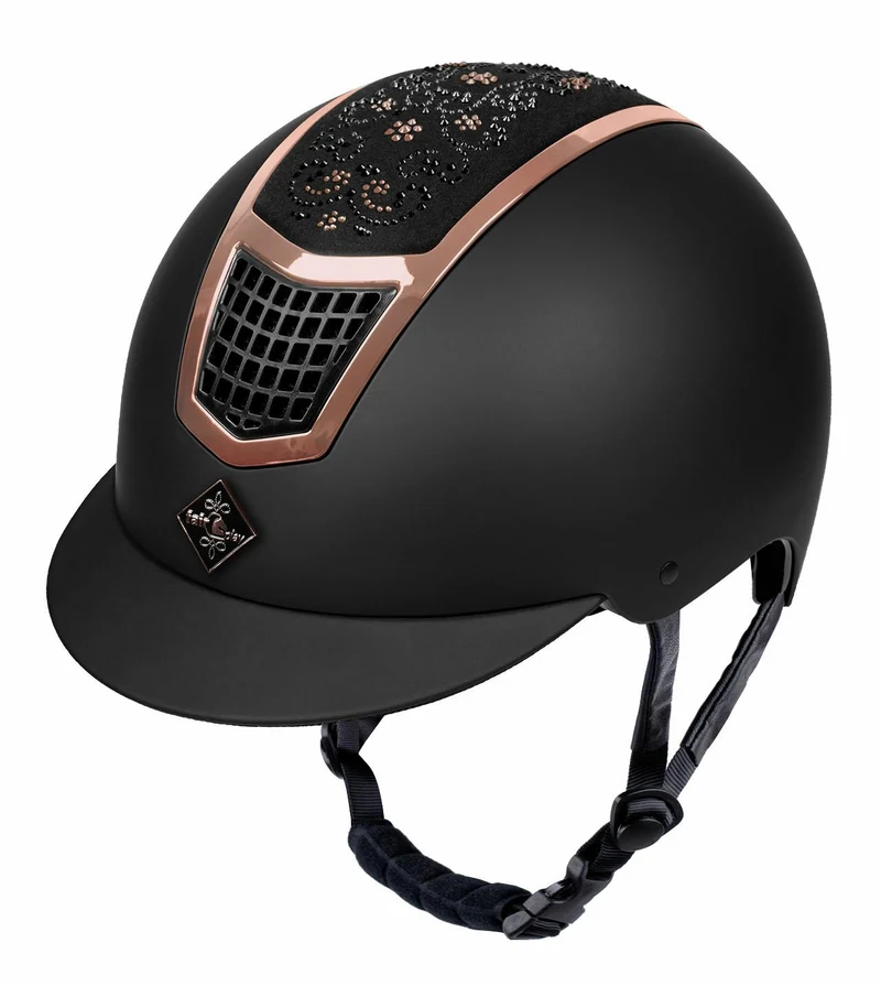 Riding Helmet Quantinum 2.0 - Black Chic Matt Rosegold