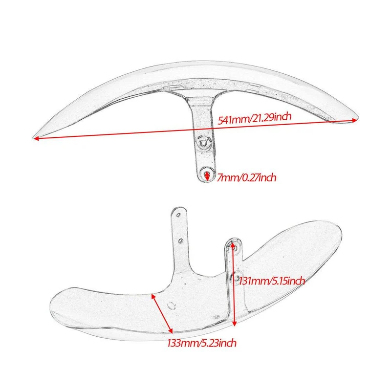 Front Fender Mudguard For Harley Breakout FXSB 2013-2017, FXBR/S 2018-ON