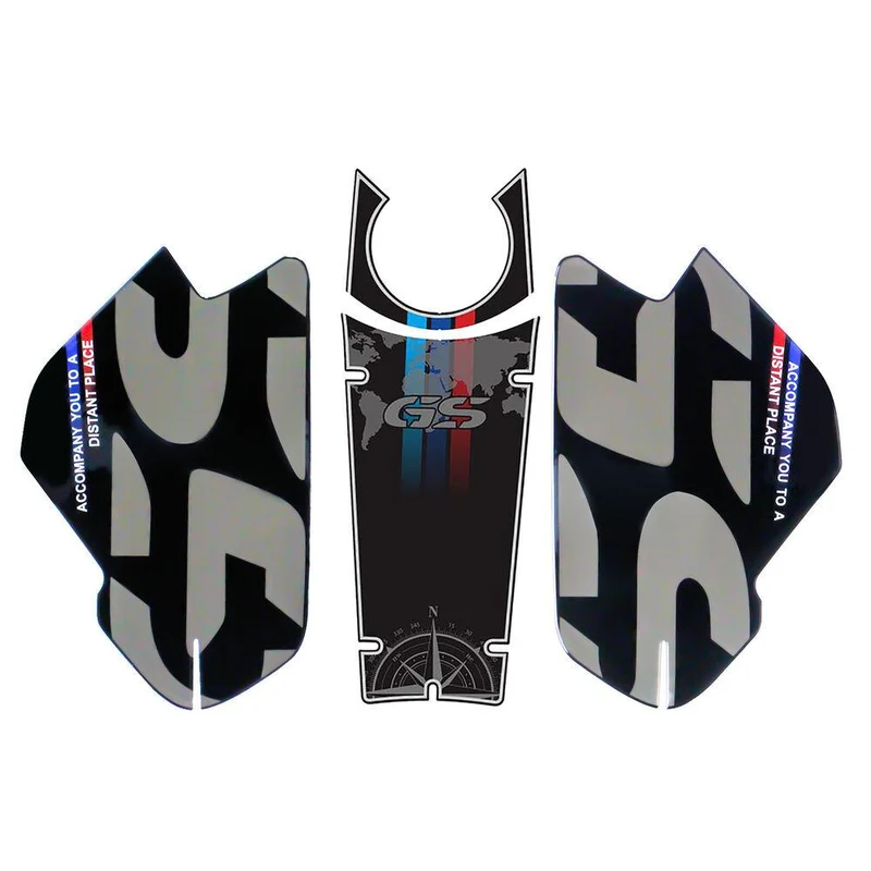 Gas Fuel Tank Side Pads For R1200GS Adventure 14-18, R1250GS ADV 2019+