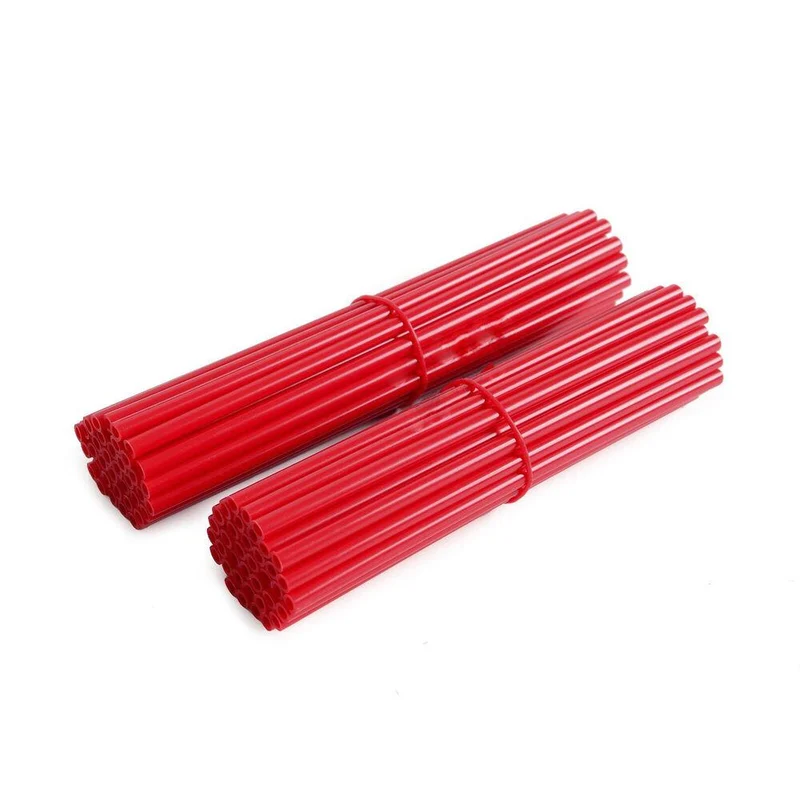 72PCS Spoke Coats Wheel Trim Wraps For Dirt Bike Enduro Motorcycles