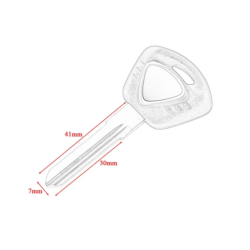 Blank Key For Triumph America Bonneville Scrambler Thunderbird Thruxton