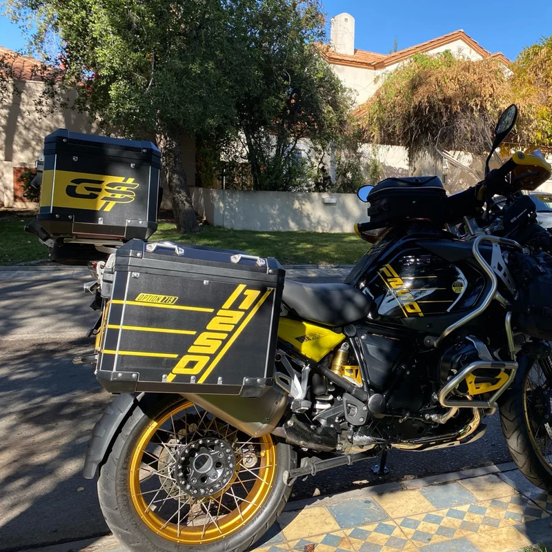 Stickers For BMW R1200GS LC,R1250GS,ADV Aluminum Panniers & Top Boxes Decals