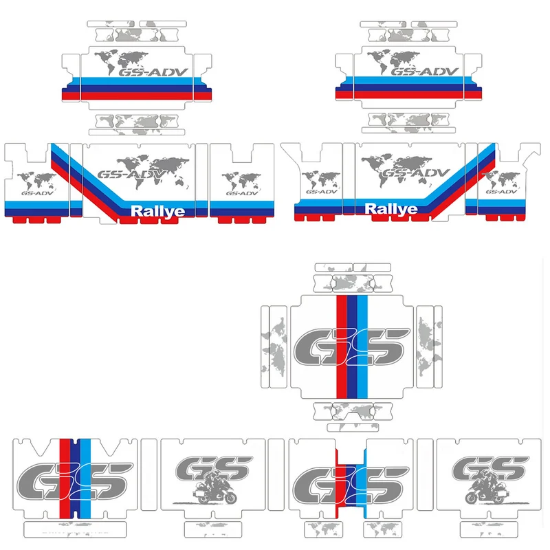Stickers For BMW R1200GS LC,R1250GS,ADV Aluminum Panniers & Top Boxes Decals