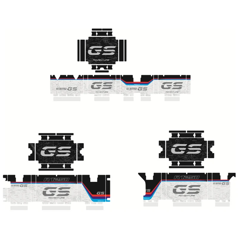 Stickers For BMW R1200GS LC,R1250GS,ADV Aluminum Panniers & Top Boxes Decals
