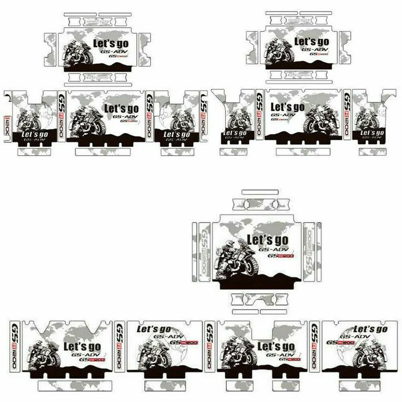 Stickers For BMW R1200GS LC,R1250GS,ADV Aluminum Panniers & Top Boxes Decals
