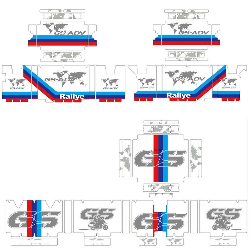 Stickers For BMW R1200GS LC,R1250GS,ADV Aluminum Panniers & Top Boxes Decals