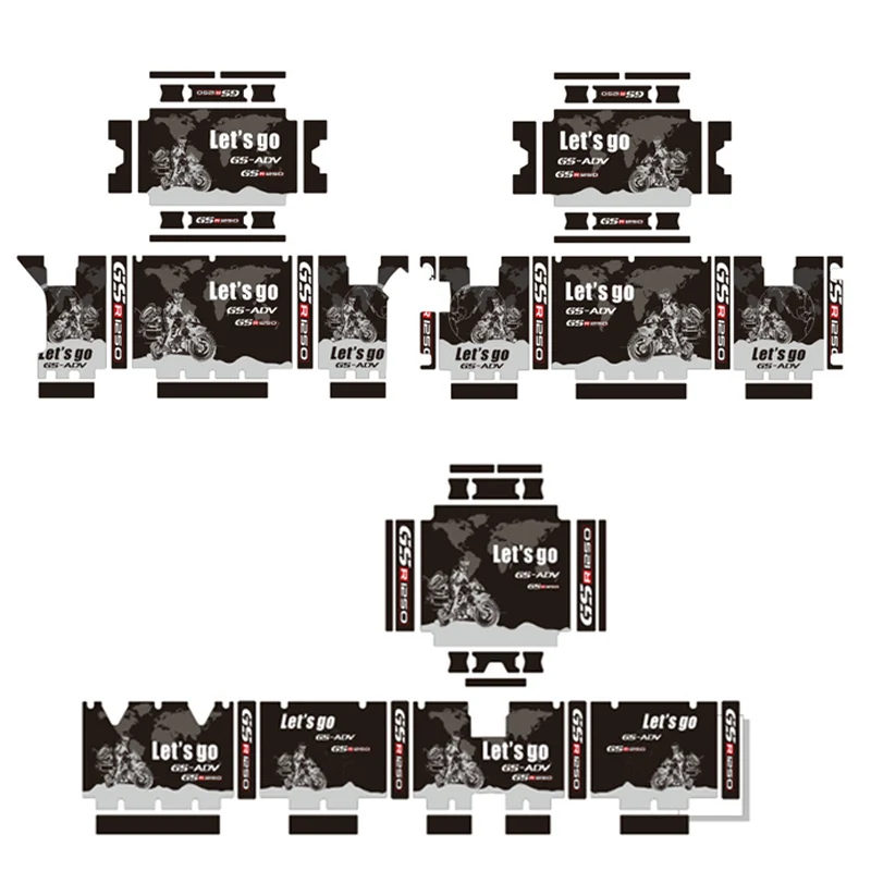 Stickers For BMW R1200GS LC,R1250GS,ADV Aluminum Panniers & Top Boxes Decals