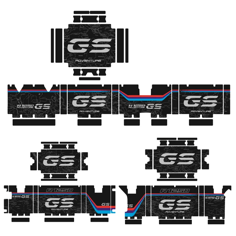 Stickers For BMW R1200GS LC,R1250GS,ADV Aluminum Panniers & Top Boxes Decals