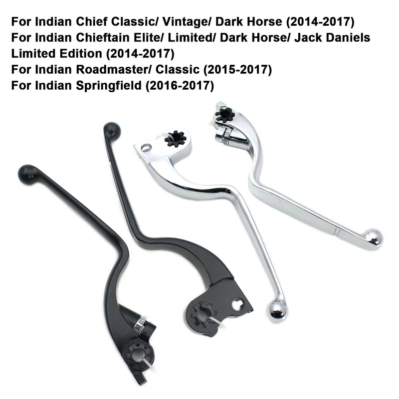 Brake Clutch Levers For Indian Chief Classic 14-17, Chieftain 14-17, Roadmaster 15-17, Springfield 16-17