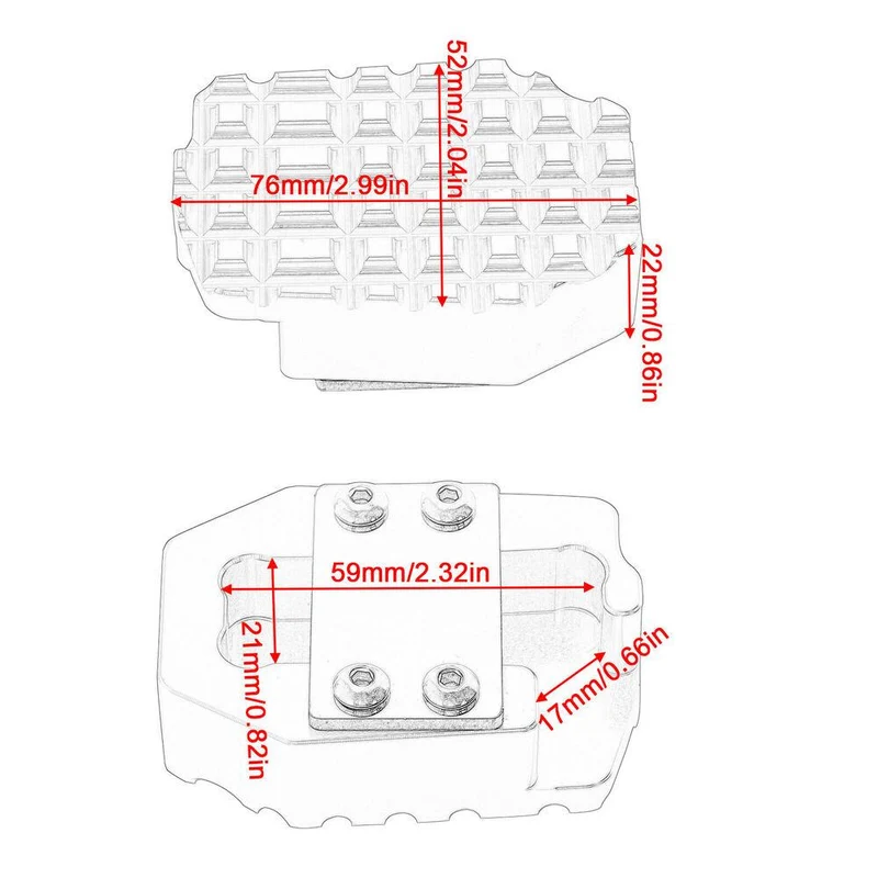 Foot Brake Pedal Extension For Honda Rebel CMX1100/DCT 2021+