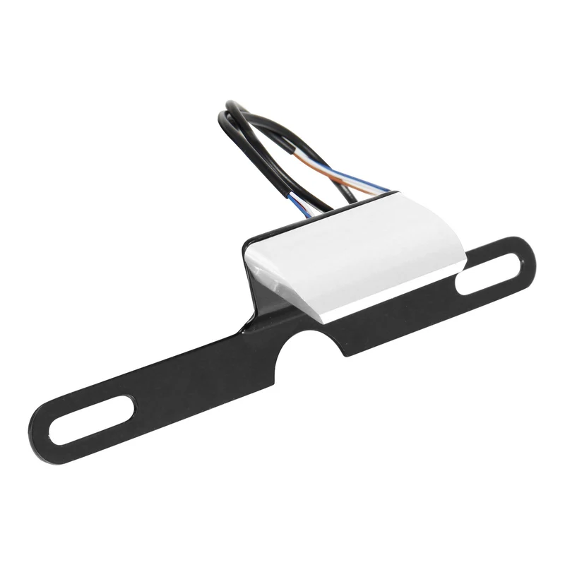 Motorcycle LED License Plate Light 12V Tail Flashing Light 3 Wires