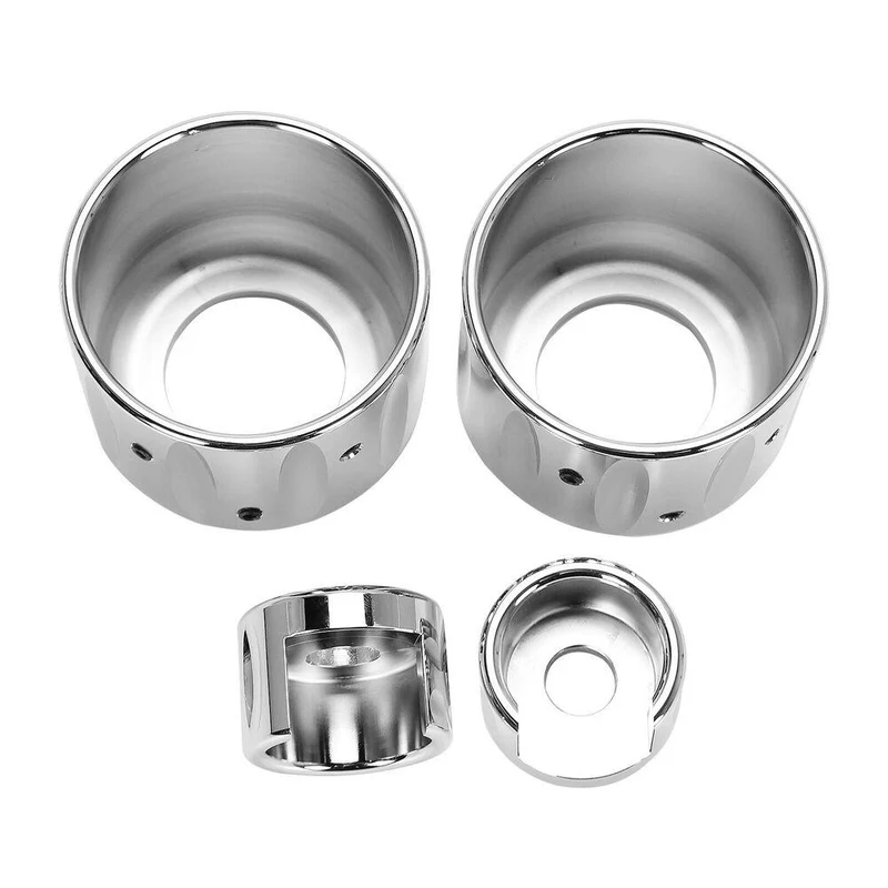 Rear Shock Lower & Shock Top Mount Bolt Cover For Harley Sportster XL883 XL1200 07-15