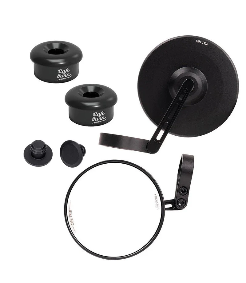 Kit Specchietti Bar End Slim con Adattatori per Honda CB350 / GB350S