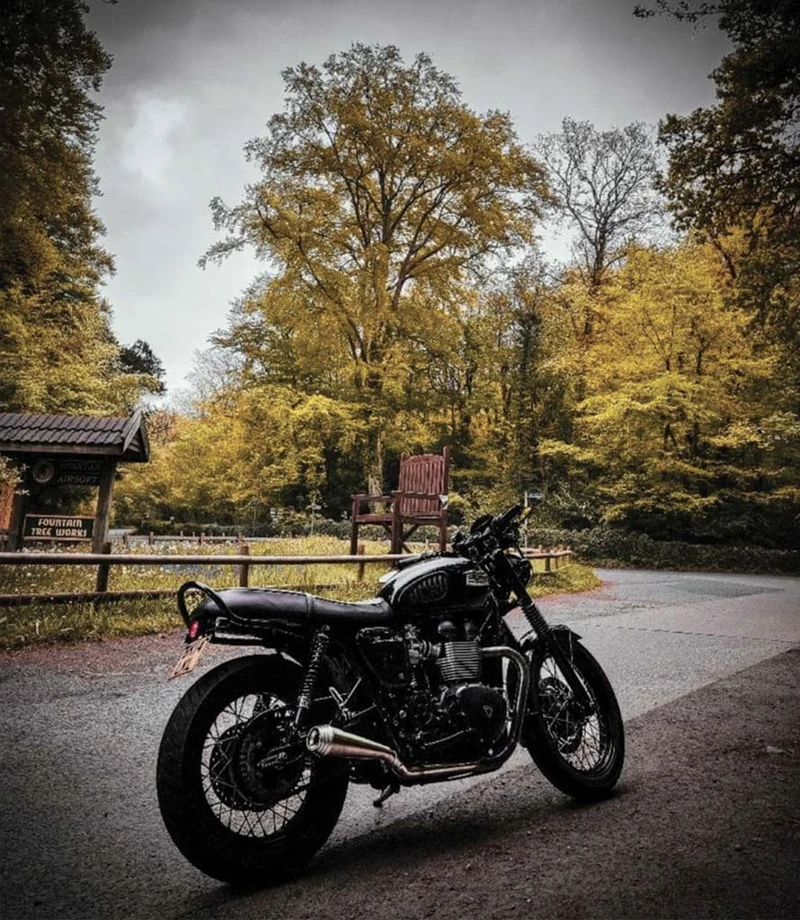 Scarico per Bonneville T100 Air Cooled - Saturn V Brushed