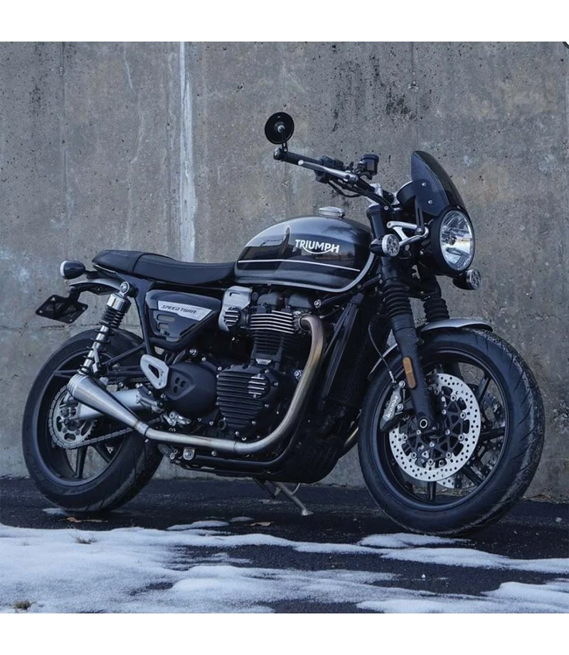Scarico per Speed Twin 1200 - Thruxton 1200 - Saturn V Brushed