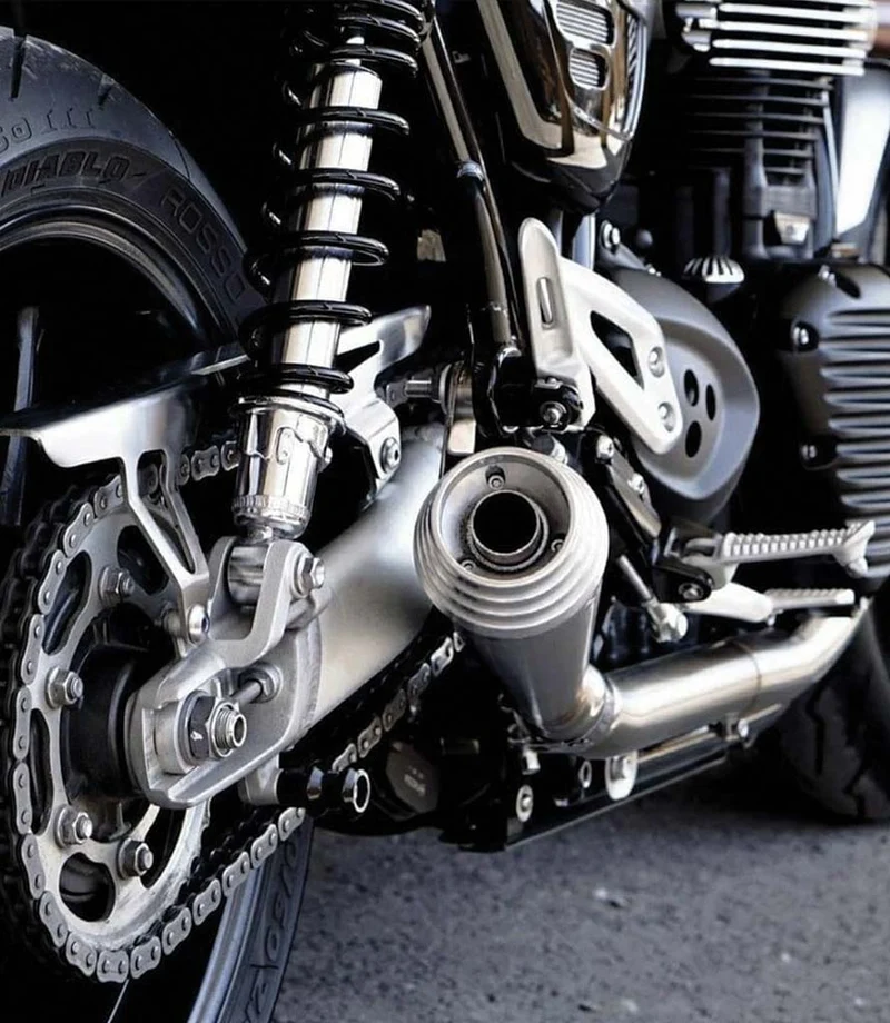 Scarico per Speed Twin 1200 - Thruxton 1200 - Saturn V Brushed