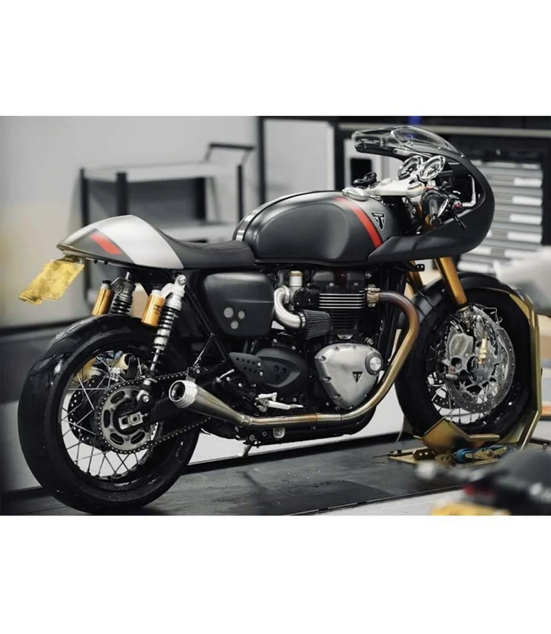 Scarico per Speed Twin 1200 - Thruxton 1200 - Saturn V Brushed