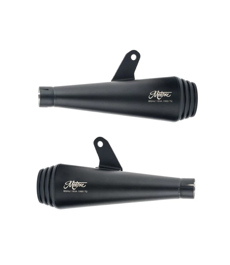 Scarico per Speed Twin 1200 - Thruxton 1200 - Saturn V Nero