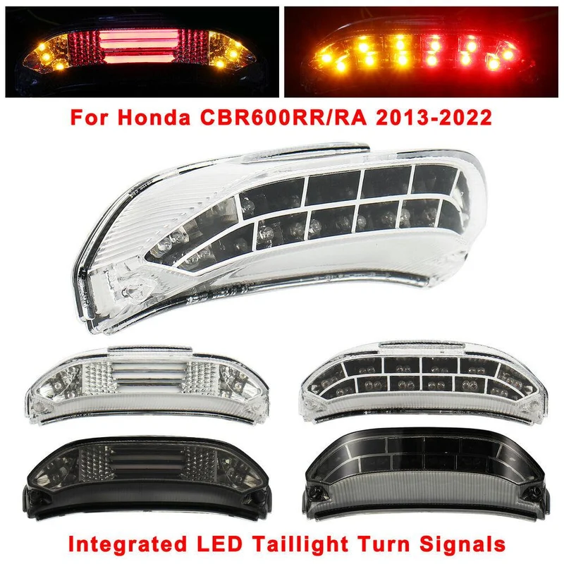 LED Taillight For Honda CBR600RR/RA 13-22 Integrated Turn Signals