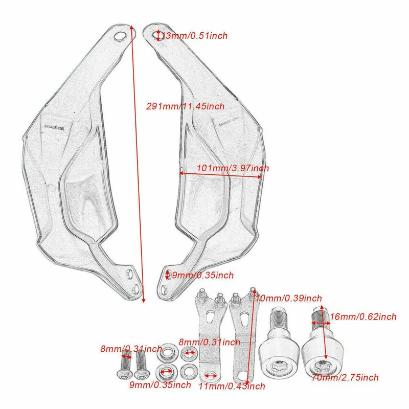 Handguards For Yamaha Tenere 700 XTZ700 2019-ON