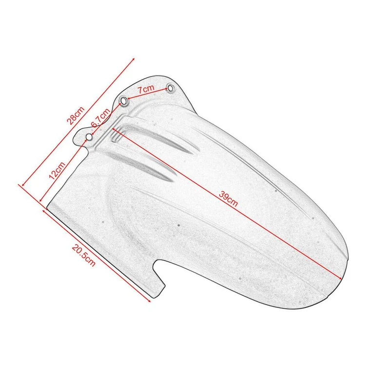 Rear Hugger Wheel Fender Mudguard For BMW F750GS F850GS 2018-2021